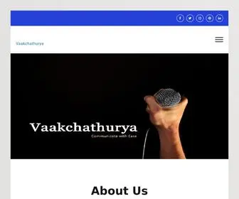 Vaakchathurya.com(Your Communication Practitioner) Screenshot