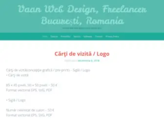 Vaanwebdesign.ro(Vaan) Screenshot