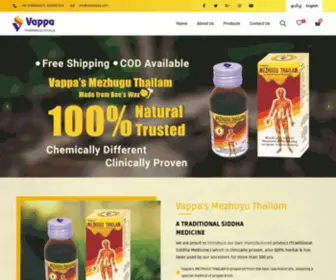 Vaappaas.com(Vappa's Mezhugu Thailam) Screenshot