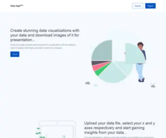 Vaasapp.co(Data Visualization as a Service) Screenshot