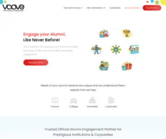 Vaave.com(Engage your Alumni) Screenshot