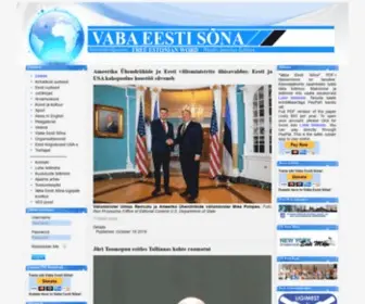 Vabaeestisona.com(Free Estonian Word) Screenshot