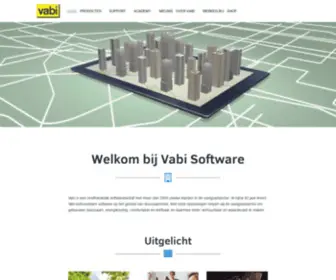 Vabi.nl(De beslissingsondersteunende software voor gebouwen) Screenshot