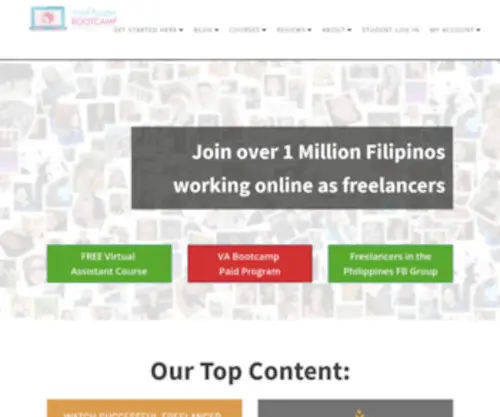 Vabootcamp.com(Virtual Assistant Bootcamp) Screenshot