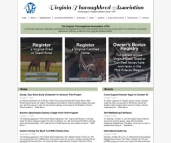 Vabred.org(Virginia Thoroughbred Association) Screenshot
