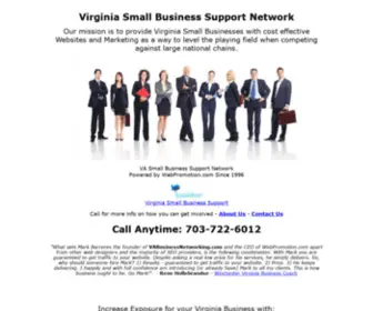 Vabusinessnetworking.com(Virginia Small Business Support) Screenshot