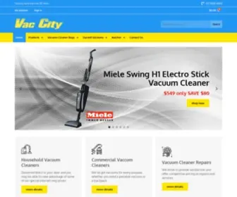 Vac-City.com.au(Vacuum Cleaner Products) Screenshot