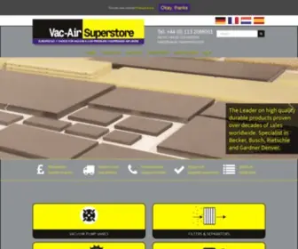 Vacair-Superstore.com(VacAir Superstore) Screenshot