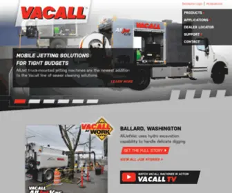 Vacallindustries.com(Vacuum Trucks) Screenshot