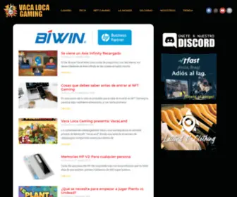 Vacalocagaming.com(Vaca Loca Gaming) Screenshot