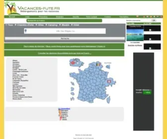 Vacances-Fute.fr(Les meilleures adresses de locations de vacances) Screenshot
