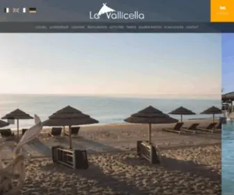 Vacances-Vallicella.com(Location Moriani LA VALLICELLA Village de vacances en Corse) Screenshot