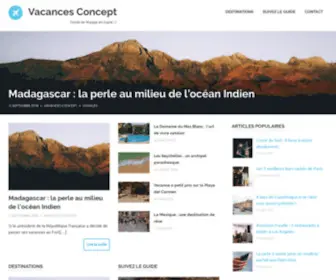 Vacancesconcept.fr(Création internet) Screenshot