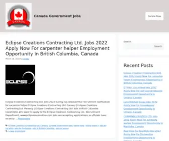 Vacanciesjobsnews.com(Canada Government Jobs) Screenshot