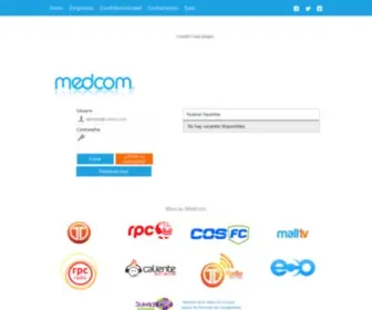 Vacantesmedcom.com(Vacantes MEDCOM) Screenshot