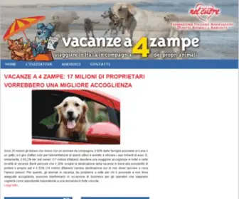 Vacanzea4Zampe.info(Home) Screenshot