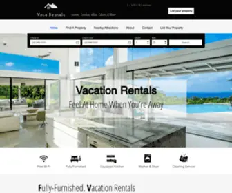 Vacarentalz.com(Vacation Rentals) Screenshot