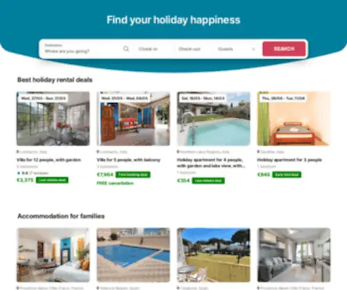 Vacation-Bookings.com(Holiday Lettings) Screenshot