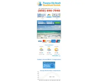 Vacation-RentalsPCB.com(Panama City Beach Beachront RentalsBook online or call for rates and availability via Book) Screenshot