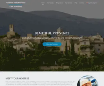 Vacation-Villas-Provence.com(Houses managed by Chef on Holiday) Screenshot