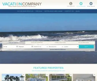 Vacationcompany.com(Hilton head vacation rentals) Screenshot