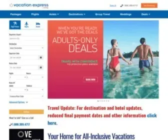 Vacationexpress.com(All-Inclusive Vacation Packages) Screenshot