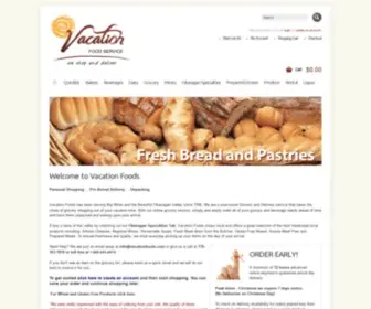 Vacationfoods.com(Vacation Foods) Screenshot