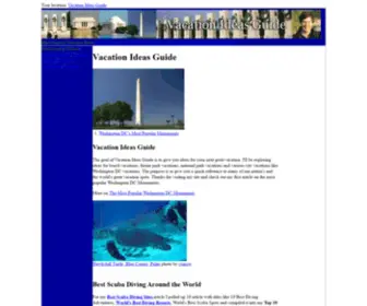 Vacationideasguide.com(Vacation Ideas Guide) Screenshot