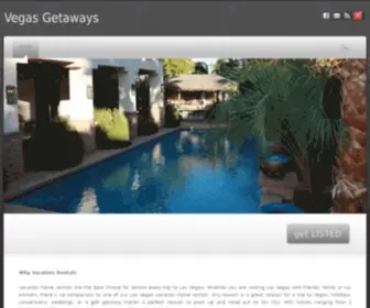 Vacationlasvegashomes.com(Las Vegas Vacation Home Rentals) Screenshot