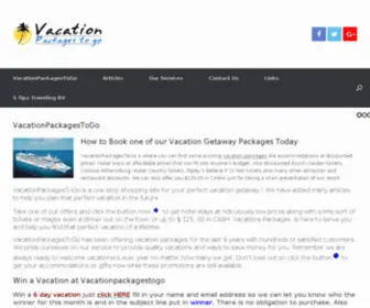 Vacationpackagestogo.com(Shop for over 300) Screenshot