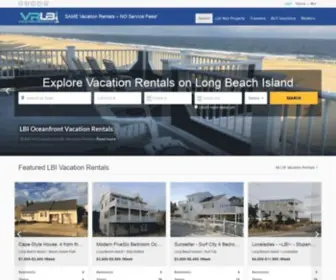 Vacationrentalslbi.com(Vacation Rentals LBI) Screenshot