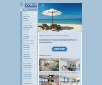 Vacationrentalsouthpadre.com(South Padre Island Vacation Rental) Screenshot