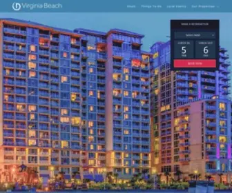 Vacationrentalsvabeach.com(Virginia Beach) Screenshot