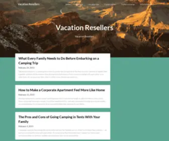 Vacationresellers.net(Vacation Resellers) Screenshot