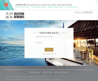 Vacationrewards.com(Vacation Rewards®) Screenshot