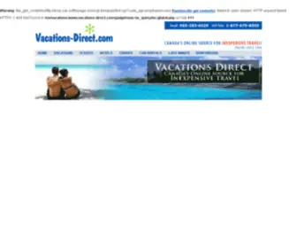 Vacations-Direct.com(Airline Tickets) Screenshot