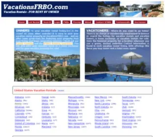 Vacationsfrbo.com(Find your next vacation rental for rent by owner) Screenshot