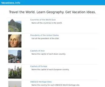 Vacations.info(Travel the World) Screenshot