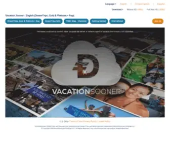 Vacationsooner.com(WorldVentures International Vacation Club) Screenshot