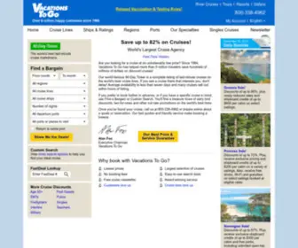 Vacationstogo.com(Discount Cruises) Screenshot