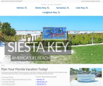 Vacationsuncoast.com(DISCOVER SARASOTA) Screenshot