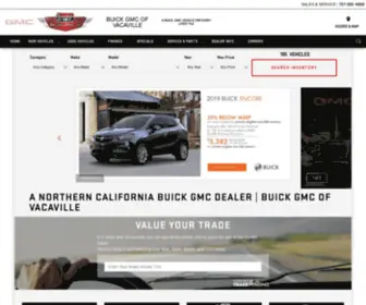 Vacavillegmc.com(Buick GMC of Vacaville) Screenshot