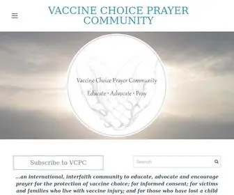 Vaccinechoiceprayercommunity.org(VACCINE CHOICE PRAYER COMMUNITY) Screenshot