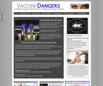Vaccinedangers.com.au(Vaccine Dangers) Screenshot