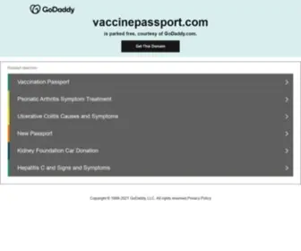 Vaccinepassport.com(Vaccinepassport) Screenshot