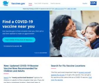 Vaccines.gov(Find) Screenshot