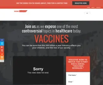 Vaccinesrevealed.com(Vaccines Revealed) Screenshot
