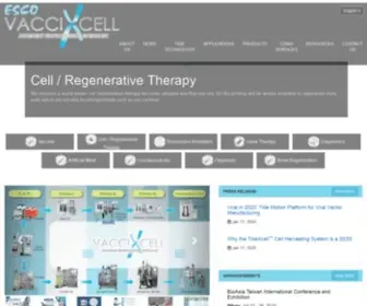 Vaccixcell.com(Bioprocessing Tools for Cell Culture Success) Screenshot