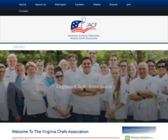 Vachefs.org(Virginia Chefs Association) Screenshot