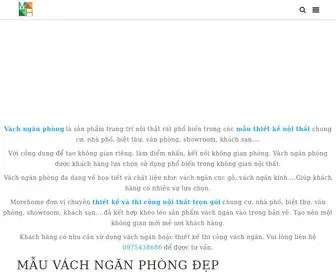 Vachnganphong.com(Morehome chuyên thiết kế và thi công vách ngăn phòng đẹp) Screenshot